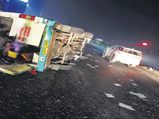Jaipur Ambulance accident