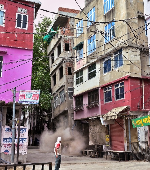 Jaipur Authorities Demolish Tilted Building