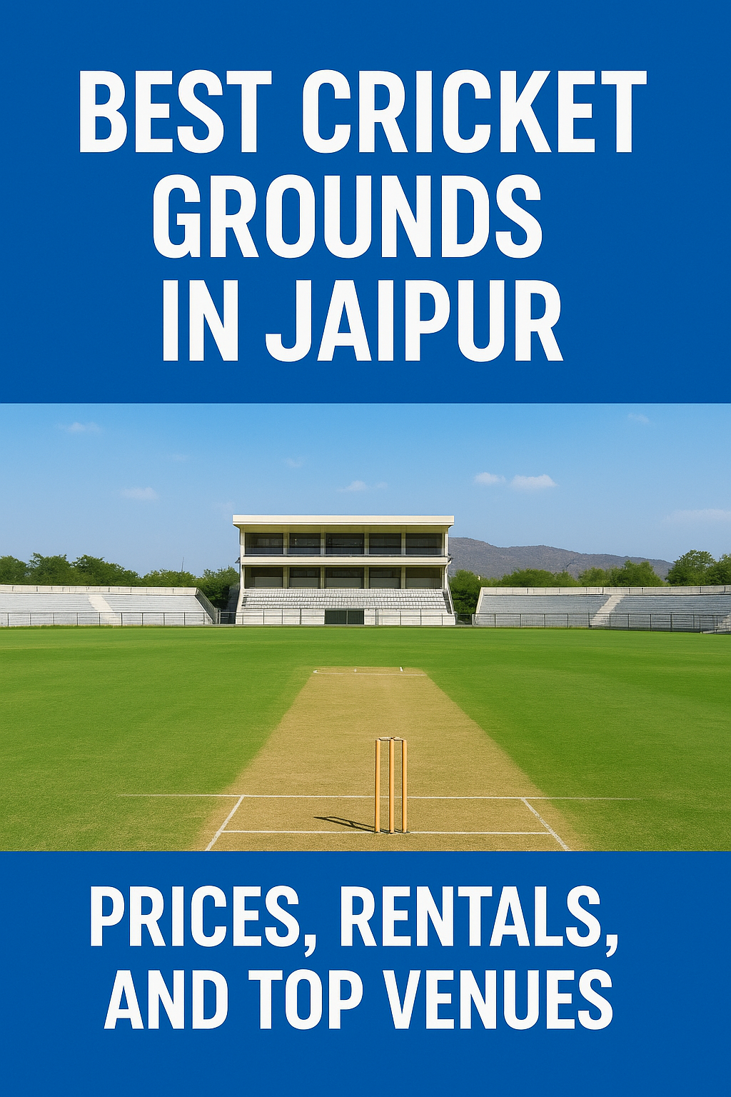 Best Cricket Grounds in Jaipur – Prices, Rentals, and Top Venues